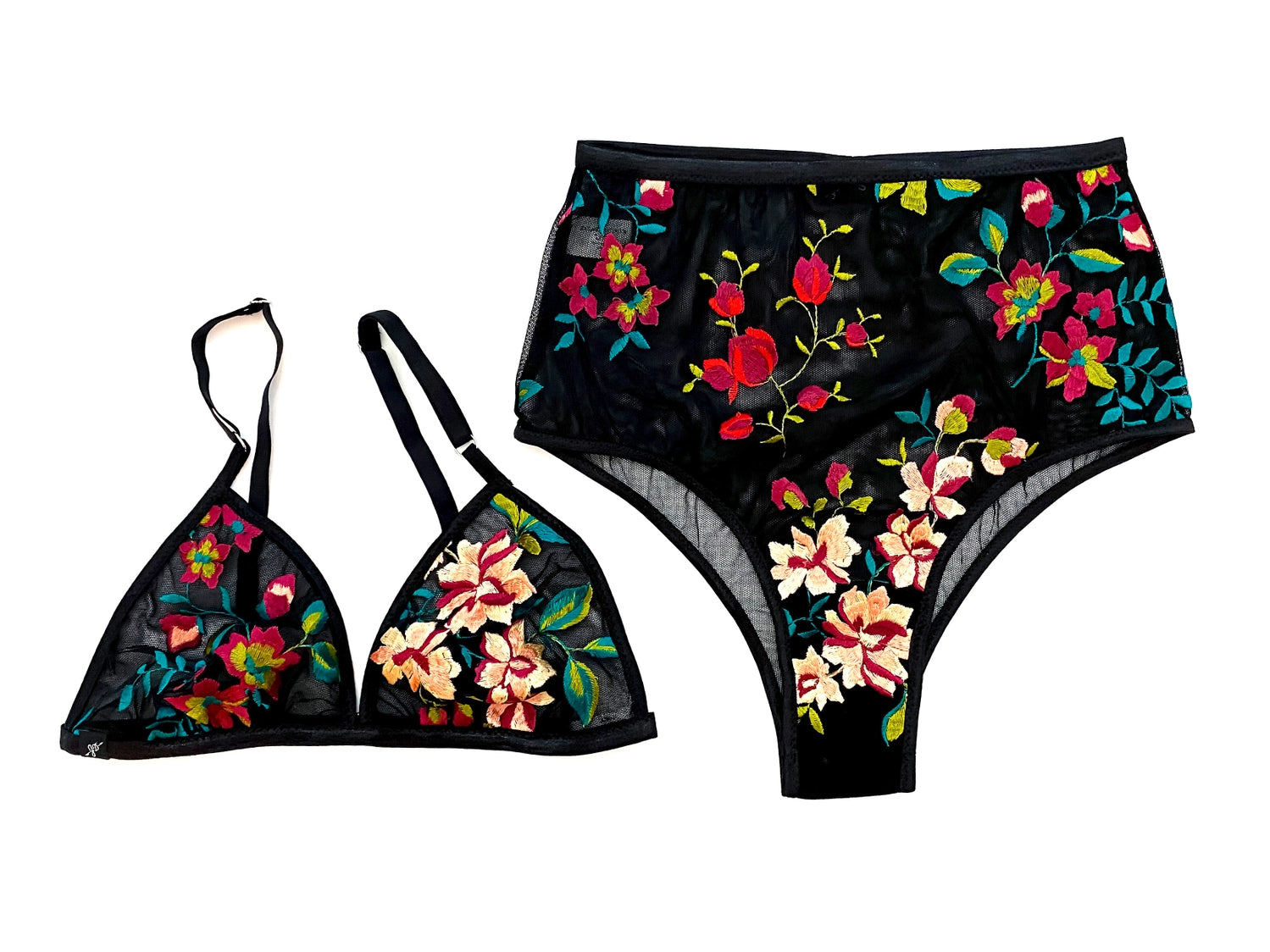 Bohemian Floral High Waist Panty